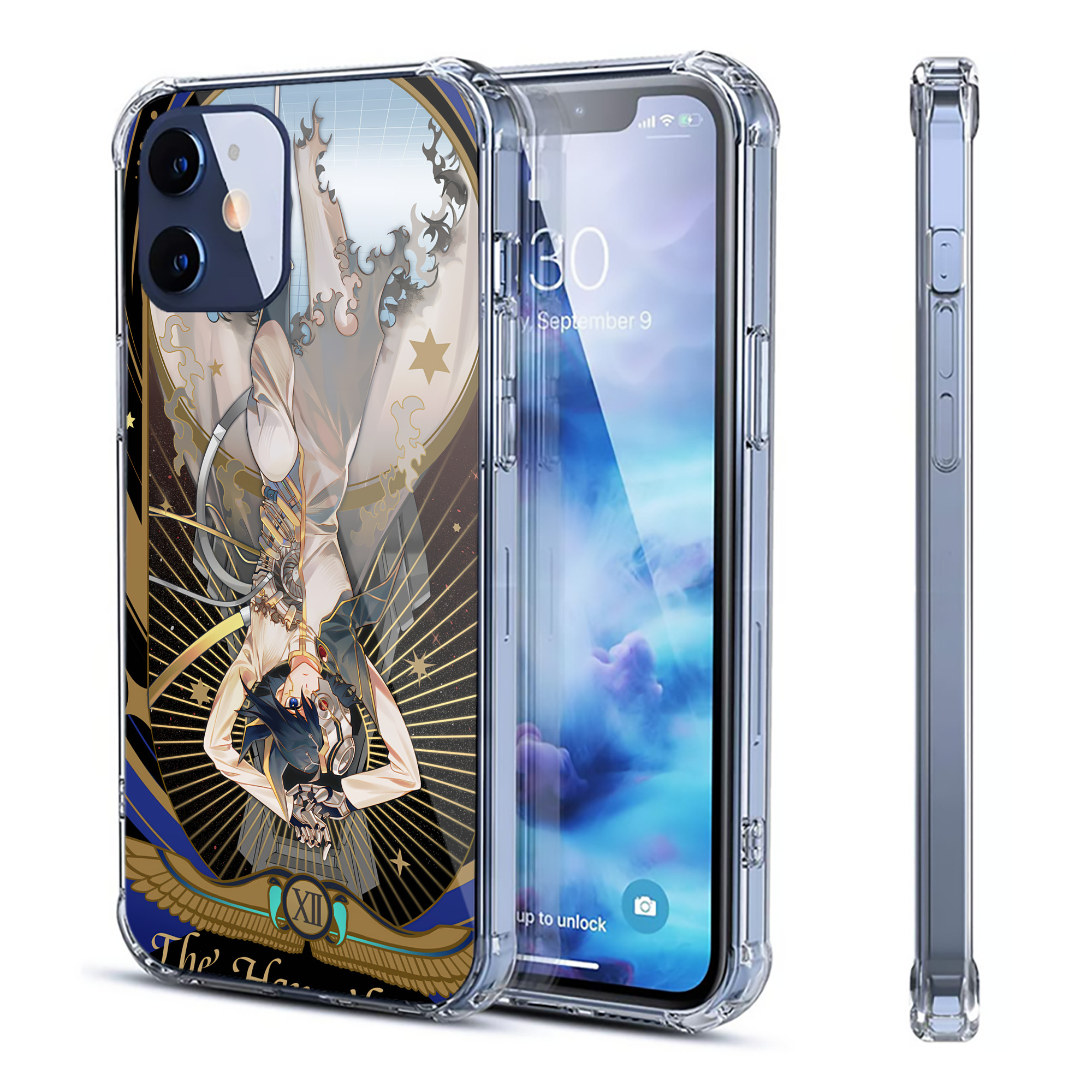 （画像用） 遊☆戯☆王 Yu-Gi-Oh! 【iPhone 12シリーズ対応】透明スマホケース（クリアソフトケース）